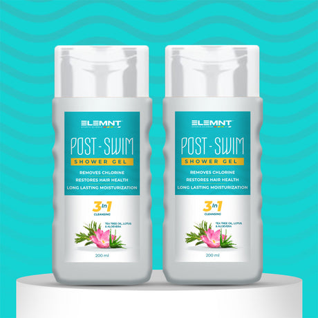 Post Swim Shower Gel for Adults & Kids 400 ML (Pack of 2) | Elemntlife