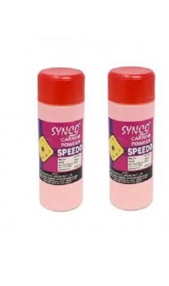 Synco Boric Carrom Board Powder set of 2, 60grams each (Pack of 2)