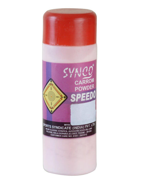 Synco Boric Carrom Board Powder set of 2, 60grams each (Pack of 2)