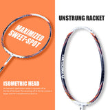 Power Training 125 Unstrung Badminton Racket (White)-4U/G1
