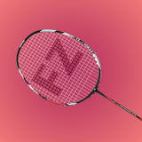 Power 976 Strung Attacking Badminton Racket (Black/Red) - 3U/G5