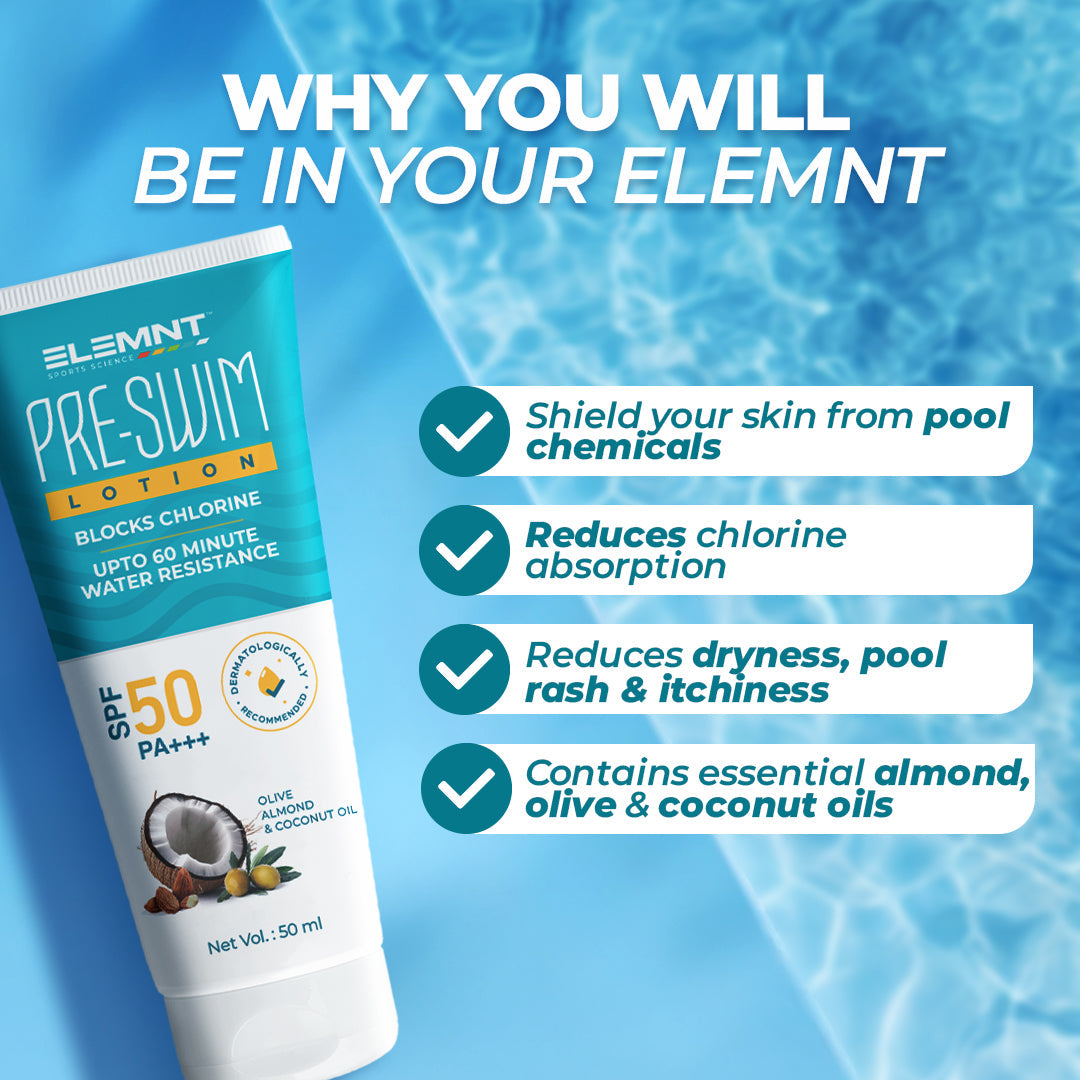 Pre-Swim Lotion SPF50 for Adults & Kids 100 ML