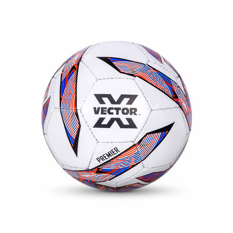 Vector X Premier Synthetic Rubberized Hand Stitched Indoor/Outdoor Water-Resistant Football with Latex Bladder, Suitable for Match and Training for Adults