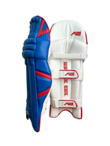 Cricket Batting Pads - Blue & Red