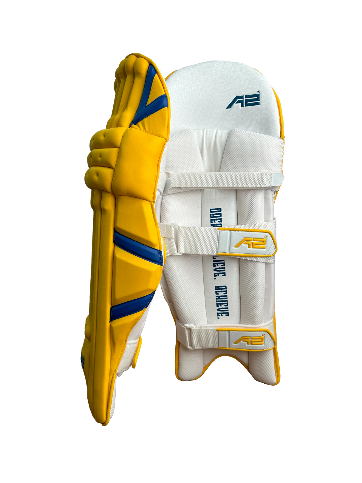 Cricket Batting Pads - Yellow & Blue