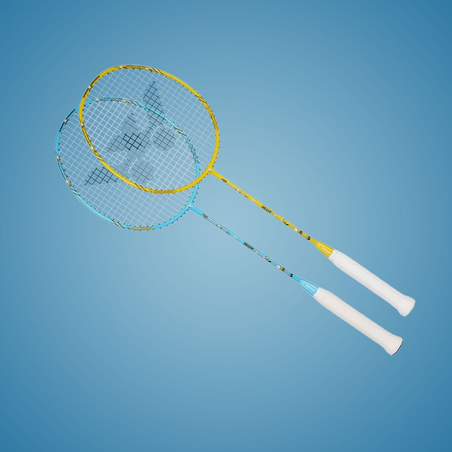 Auraspeed SN Strung Badminton Racket Set of 2(Peanuts Edition)