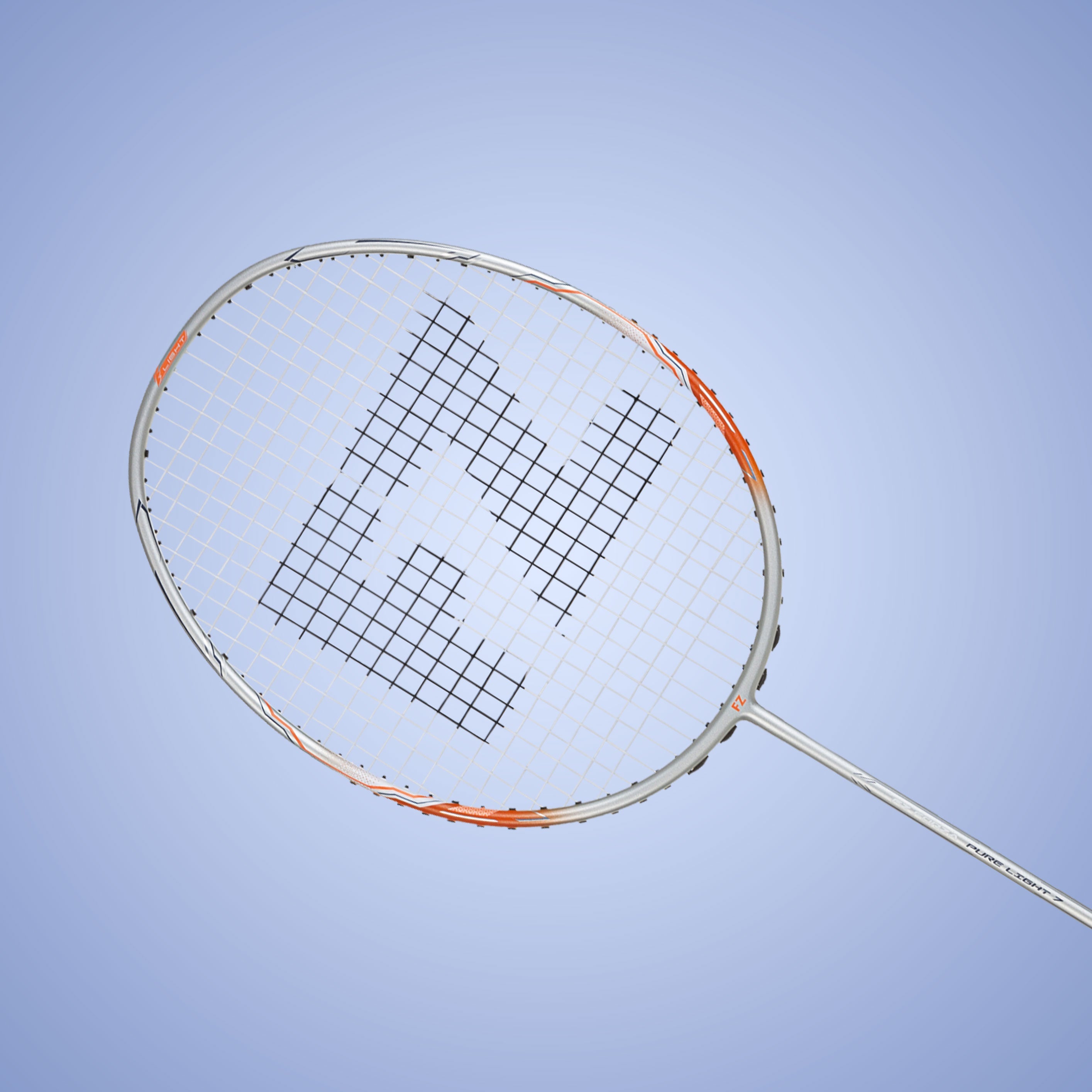 Pure Light 7 Unstrung Badminton Racket (Silver) - 5U/G5