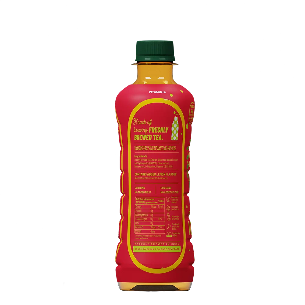 Knack Lemon Mint Iced Tea (PET Bottles) 300ml Pack of 12