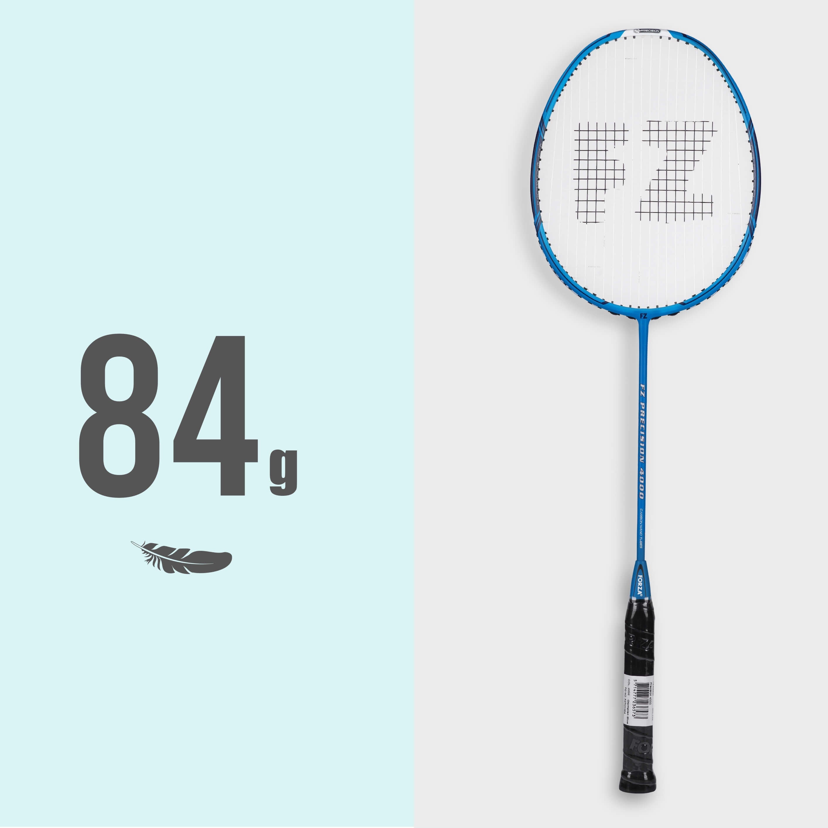 Precision 4000 Strung Badminton Racket( Blue) -4U/ G4