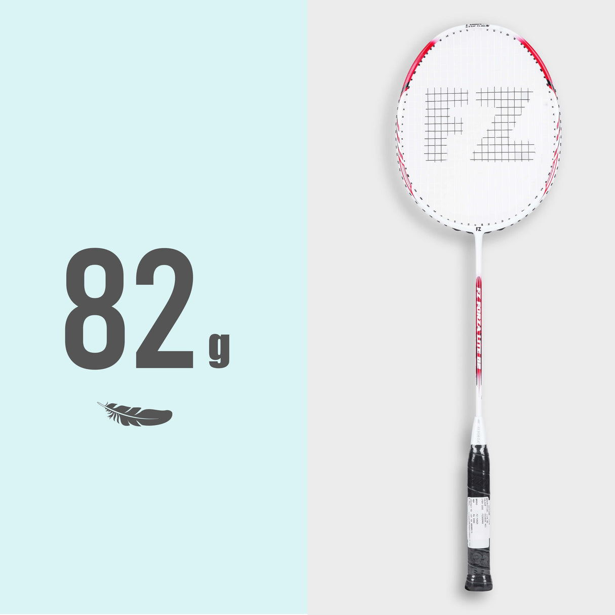 Lite 82 Strung Badminton Racket ( Chinese Red) - 4U/G5