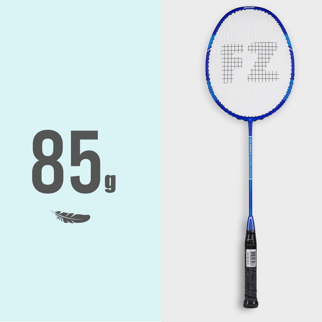 Power 488M Strung Attacking Badminton Racket (Sky Blue) - 3U/G5