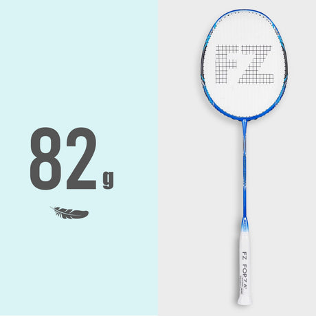 Light 10.1 Strung Badminton Racket (Blue Fish)- 4U/G5