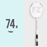 Lite 74 Strung Badminton Racket (Fiery Coral) - 6U/G5