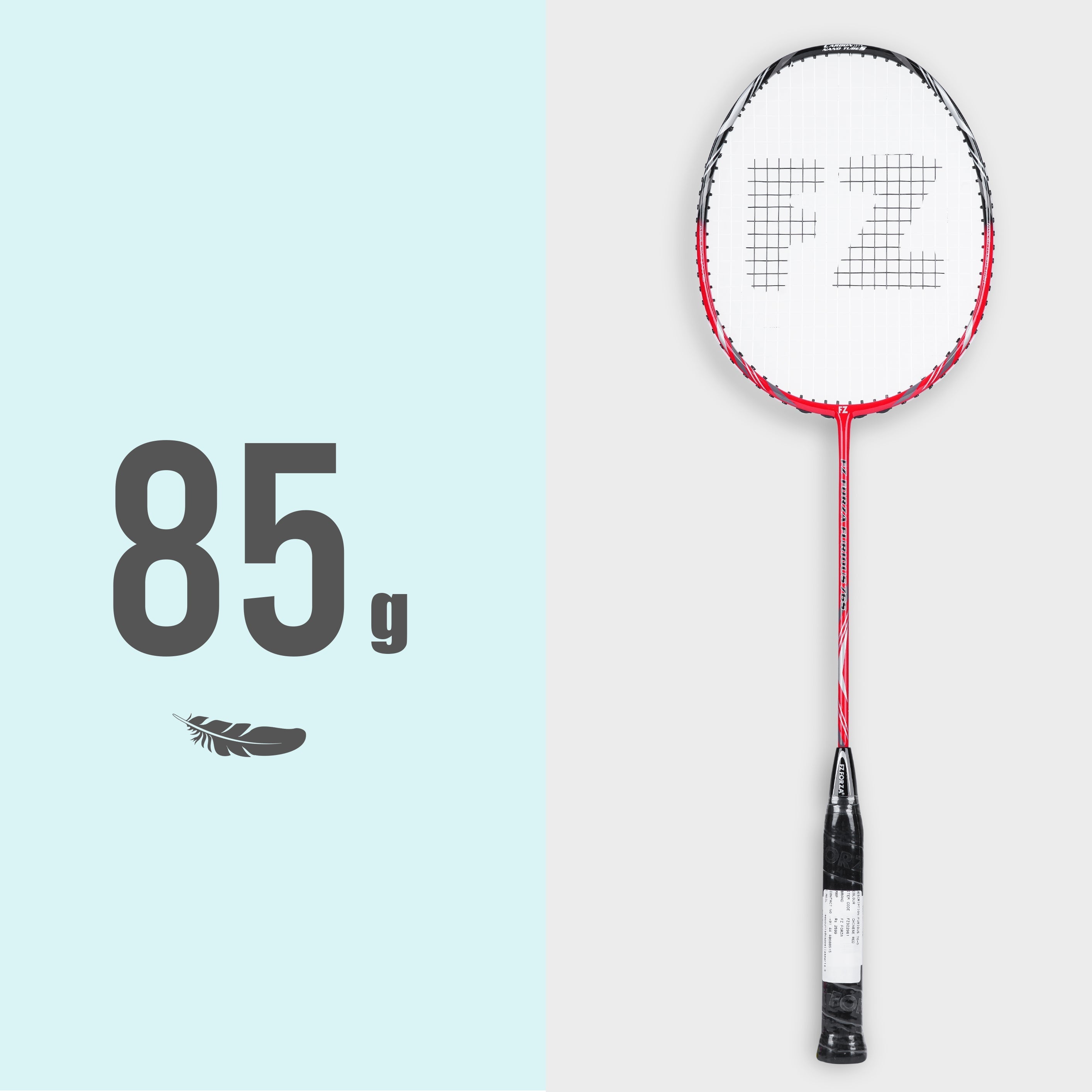 Furious 76 S Strung Badminton Racket (Chinese Red)