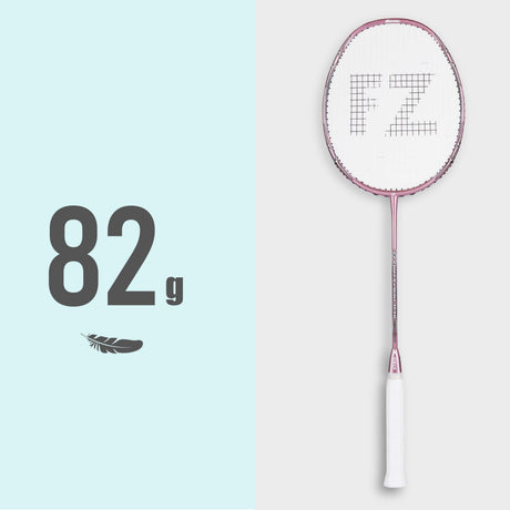 Light 11.1 Medium Strung Defensive Badminton Racket (Lilac)- 4U/G5