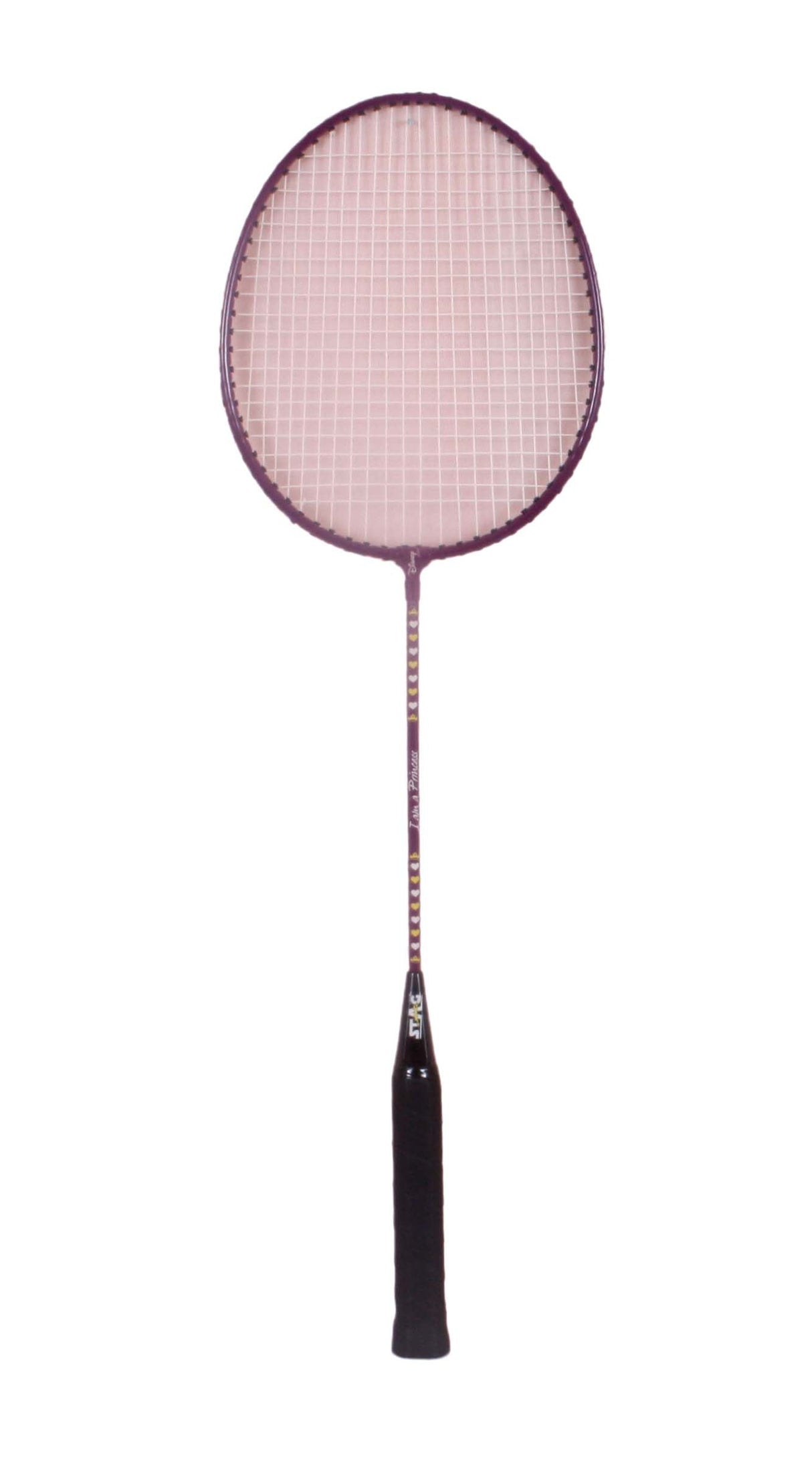 STAG GLOBAL Disney Princess Badminton Racket Combo 2 Badminton Racket 3 Shuttle Cock -Purple/Pink  Model (RC002))