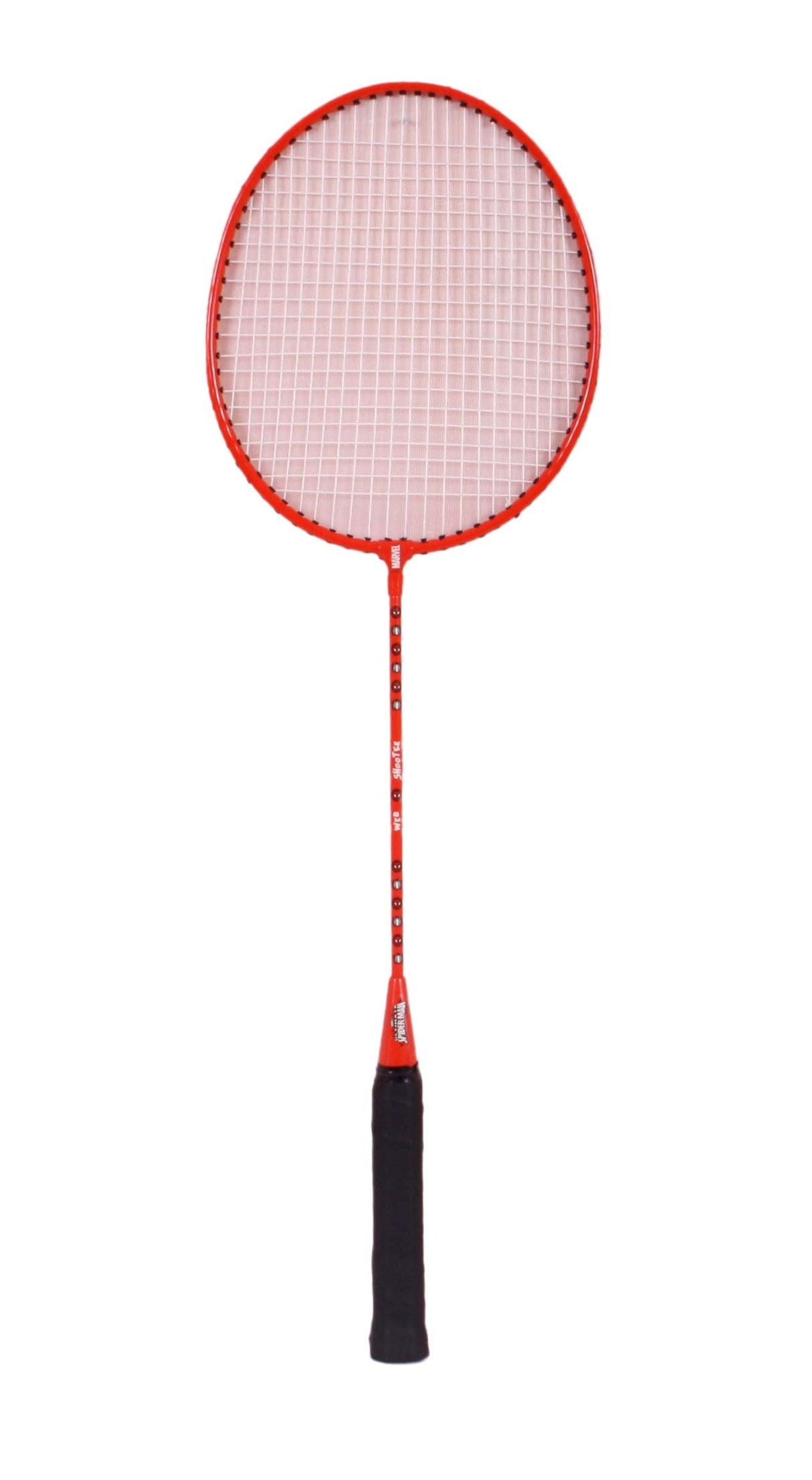 STAG GLOBAL Disney Spiderman Badminton Racket Combo 2 Badminton Racket 3 Shuttle Cock | Red/Blue | Model (RC005)