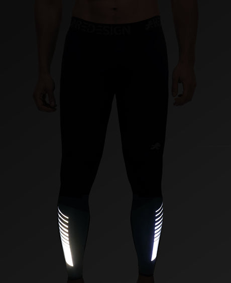 ReDesign Silver Reflective Compression Pant (Black)