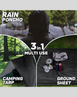 ROCKSPORT Classic Rain Poncho Rainwear - Camoflauge
