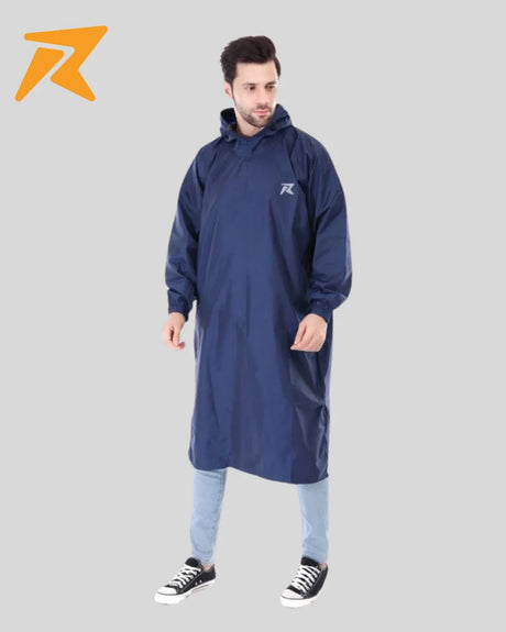 ROCKSPORT Rain Poncho Golden Bell Rainwear - Navy Blue