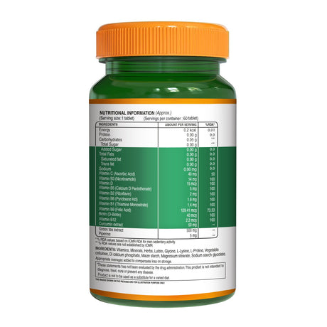 Plant-Based Collagen Builder - Enhance Skin, Hair & Nail Health-60 Tab