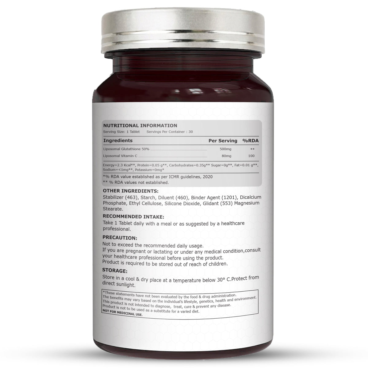 LipoMax Liposomal Glutathione with Vitamin C Skin Radiance & Antioxidant