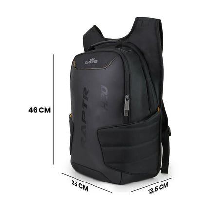 RAPTR H2O - 15 ltrs - Rider laptop backpack (15.6 inch laptops) (compatible with upto 2L hydration packs)