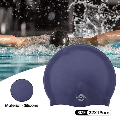 Nivia Classic Silicone Swimming Cap