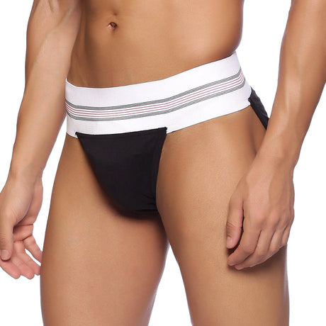 Retro Back Covered Supporter Black P2 | Omtex