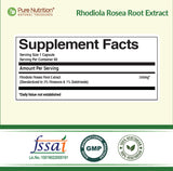Rhodiola Rosea Root Extract – 500mg | 3% Rosavins | Stress & Energy Support