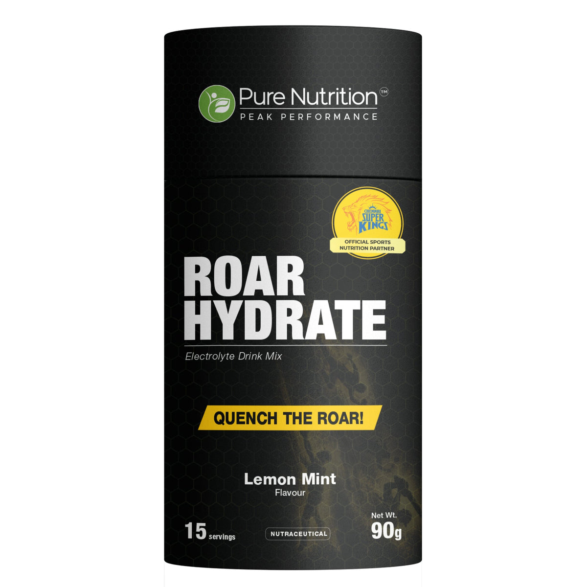 Roar Hydrate Electrolyte Drink Mix  Lemon Mint | Hydration & Performance | Watermelon