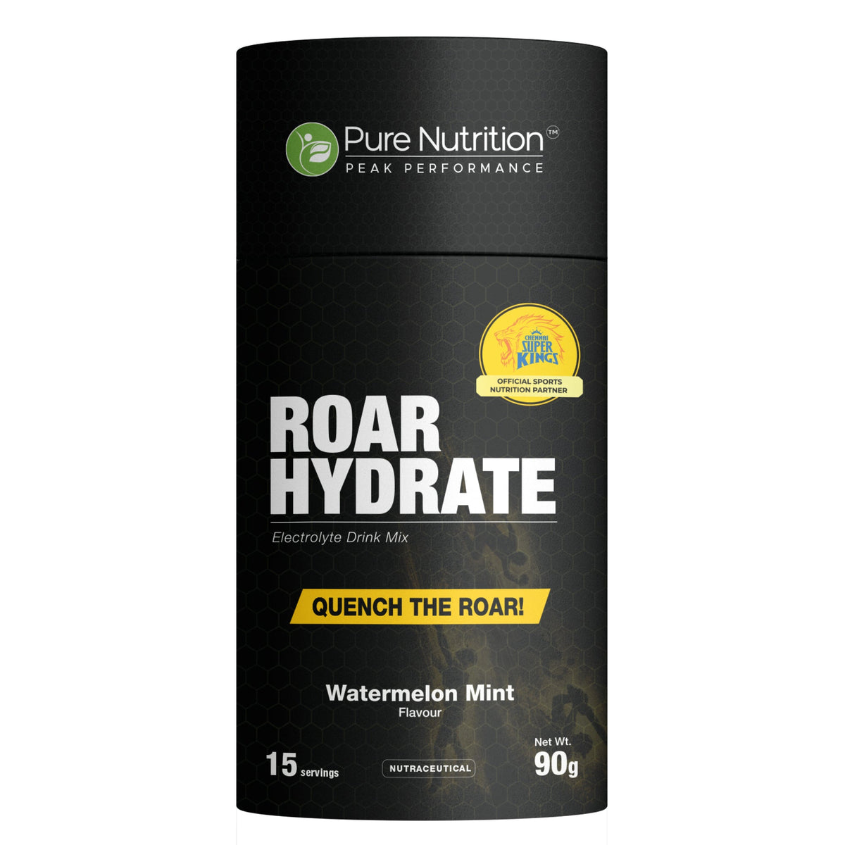 Roar Hydrate Electrolyte Drink Mix  Lemon Mint | Hydration & Performance | Watermelon