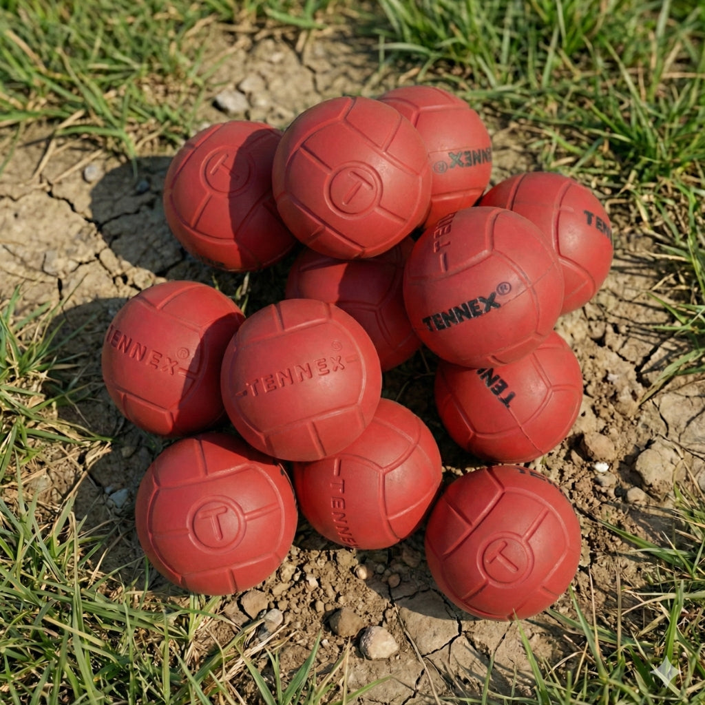 Cricket Rubber Ball (Pack of 12) - T Ball
