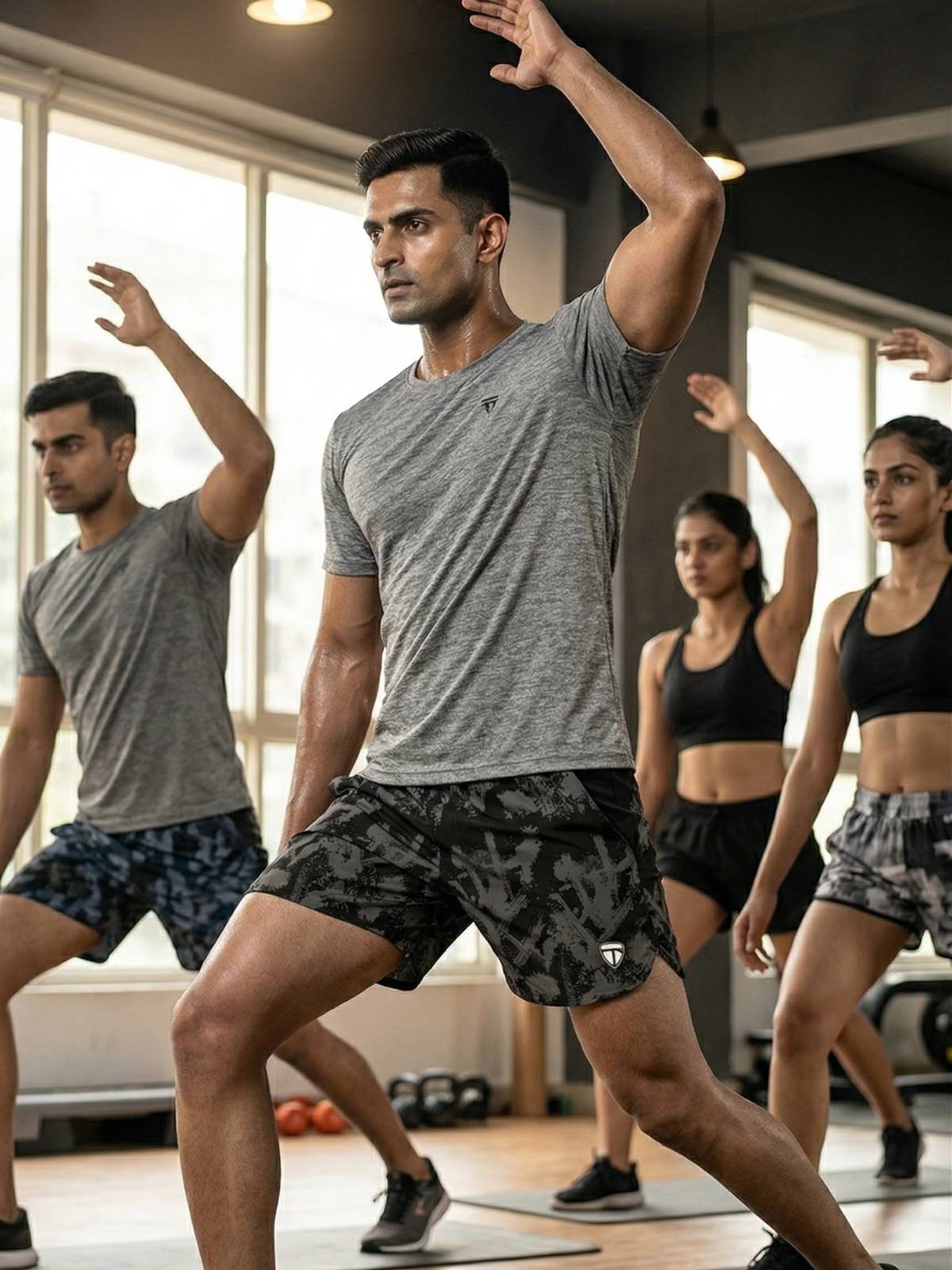 Men’s Stretch Gym Shorts – Dominion Quick-Dry Training Wear