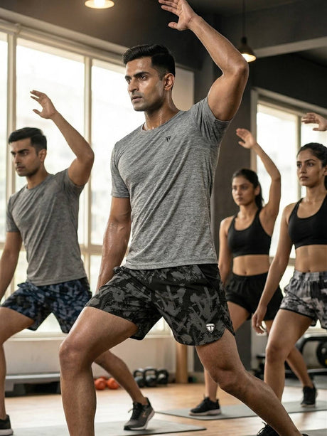 Men’s Stretch Gym Shorts – Dominion Quick-Dry Training Wear | Triumph