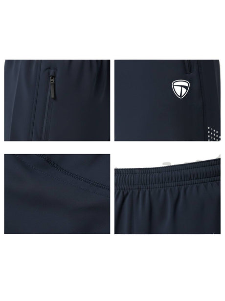 Men’s Running Shorts Navy Blue Color | Quick-Dry Lightweight Gym & Jogging Shorts with Zipper Pocket | Triumph