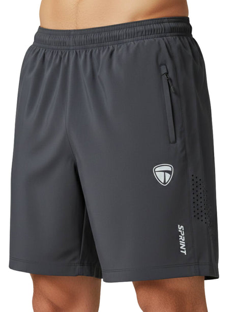 Running Shorts for Men Dark Grey Color – Quick Dry Sports Shorts for Gym | Jogging & Workout with El | Triumph