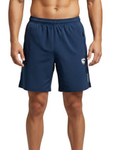 Men’s Performance Running Shorts Blue Color | Gym & Training Shorts with both Side Zipper Pockets | Lightweight Quick Dry & Breathable Fabric