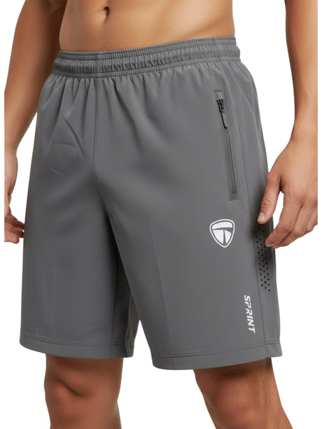 Men’s Running Shorts Light Grey Color | Sports Shorts for Jogging Training & Fitness Gym Workout Out | Triumph