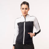 Signature Zip Up - Black and White