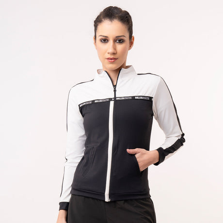Signature Zip Up - Black and White