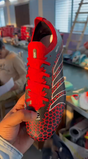 Anza Black and Red Football Studs | KIBI SPORTS