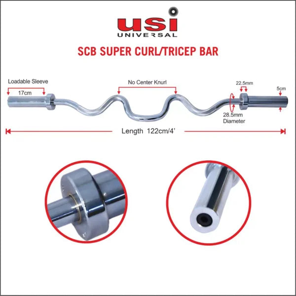 Super Curl/Tricep Bar – SCB