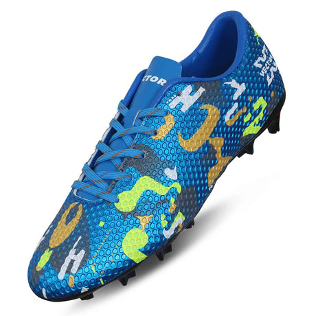 Vector X Elite 3D Texture TPU Fusing Upper with Electroplating TPU Sole, Sock for Grip, Soccer Football Studs,Durable, Lightweight