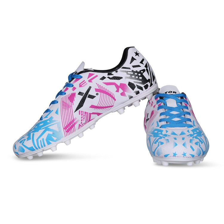 Vector X Fire Football Shoe Double Colored TPU Sole, Padded Footbed, Premoulded Heel Shoe for Men