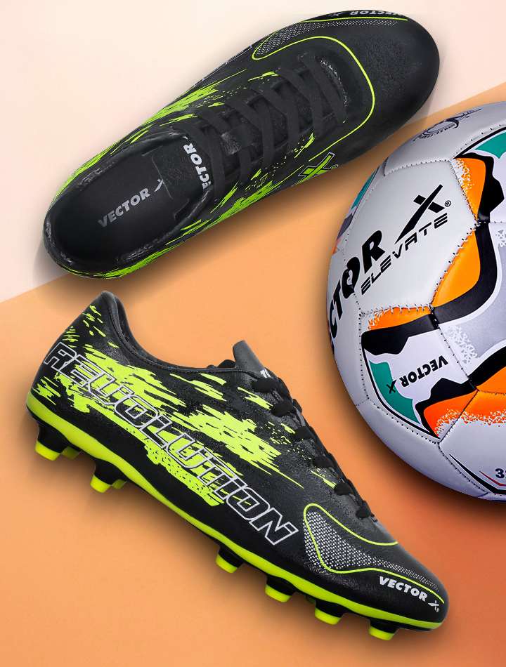 Vector X Revolution Designr Upper, Super Light Weight, Synthetic Upper with TPU Sole Football Shoe/Stud for Men