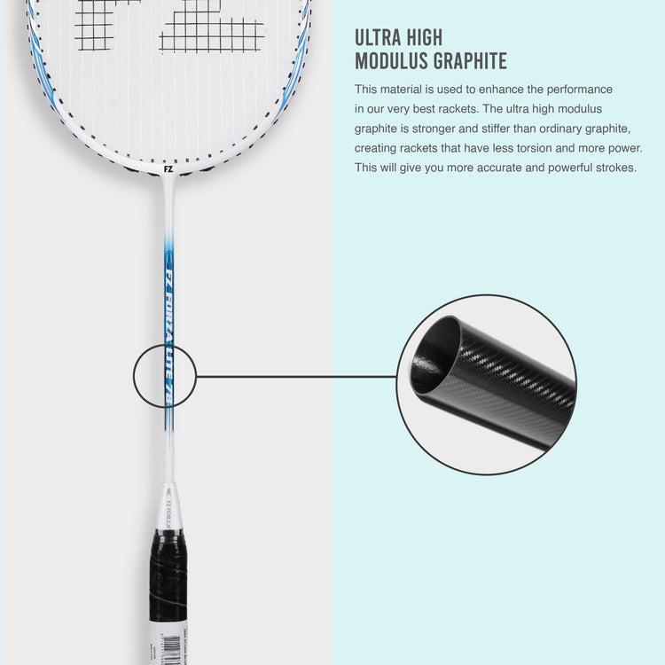 Lite 78 Strung Badminton Racket (Scuba Blue)- 5U/G4