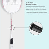 Lite 82 Strung Badminton Racket ( Chinese Red) - 4U/G5
