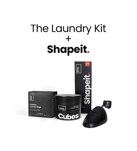 Shoe Laundry Kit + 1 Pair of Shapeit Adjustable Shoe Trees | Shoegr