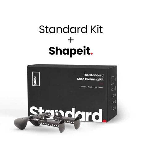 Standard Shoe Cleaning Kit + 1 Pair of Shapeit Adjustable Shoe Trees | Shoegr